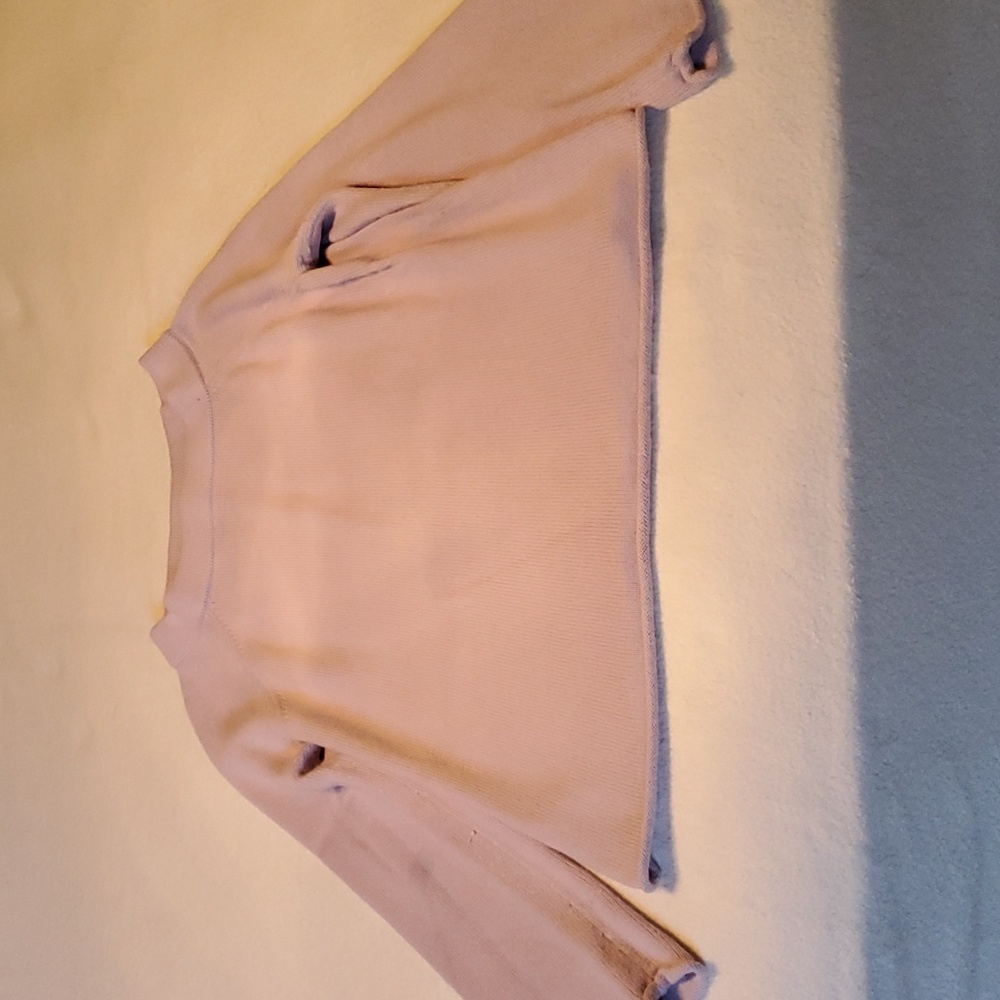 LOFT Textured Bell Sleeve Sweater